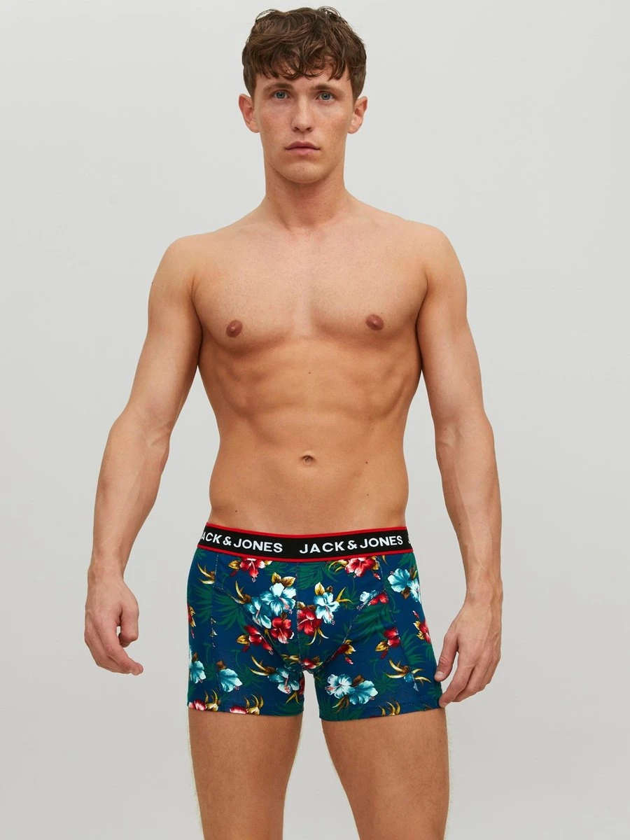 JACK&JONES JACFLOWER TRUNKS 3 PACK.NOOS Heren Onderbroek - Maat L 10 JACK&JONES JACFLOWER TRUNKS 3 PACK.NOOS Heren Onderbroek - Maat L – Image 8