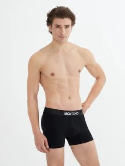 MONTCHO - Boxershort Heren - 8 Pack (4 Zwart - 4 Donkergrijs) - Maat: S -Merkloos Soldes 900x1200 60