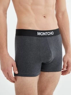 MONTCHO - Boxershort Heren - 8 Pack (4 Zwart - 4 Donkergrijs) - Maat: S -Merkloos Soldes 900x1200 63