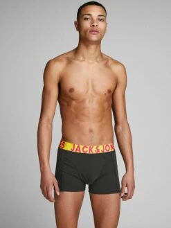 JACK&JONES JACCRAZY SOLID TRUNKS 3 PACK NOOS Heren Onderbroek - Maat M -Merkloos Soldes 900x1200 74