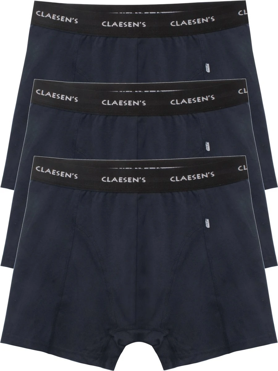 Claesen's® - Heren 3-pack Boxer - Donkerblauw - 95% Katoen - 5% Lycra 3 Claesen's® - Heren 3-pack Boxer - Donkerblauw - 95% Katoen - 5% Lycra
