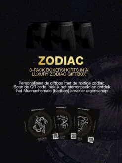 Muchachomalo 3-pack Boxershort Heren - Luxury Giftbox - Zodiac - Maat M -Merkloos Soldes 900x1200 89