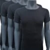Naft Extra Lange T Shirts 4pack Zwart XL-XXL -Merkloos Soldes 901x1200