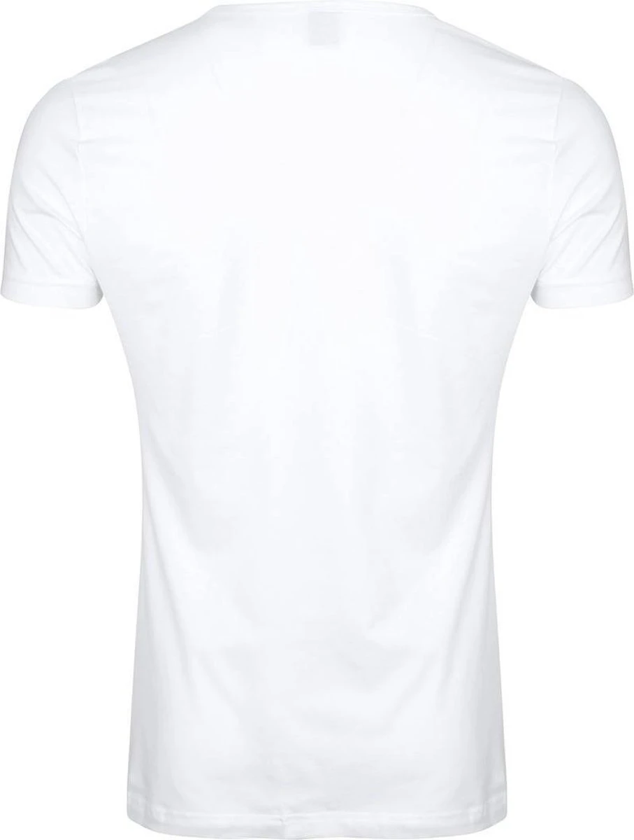 Suitable - T-shirt Wit Diepe O-hals Otaru Stretch 2-Pack - Maat L - Slim-fit 10 Suitable - T-shirt Wit Diepe O-hals Otaru Stretch 2-Pack - Maat L - Slim-fit – Image 8