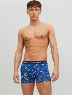 JACK&JONES JACSMALL FLOWERS TRUNKS 3 PACK Heren Onderbroek - Maat M -Merkloos Soldes 908x1200