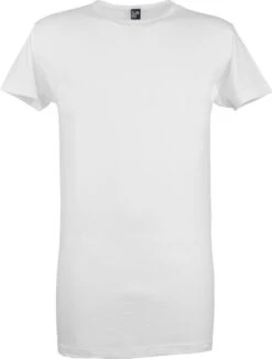 Alan Red Derby Heren T-shirt Extra Lang Wit Rond 2-Pack - XXL -Merkloos Soldes 910x1200