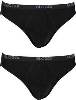 Sloggi Men Basic Heren Mini Slip - 2-pack - Zwart - Maat L -Merkloos Soldes 912x1200