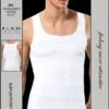 TAFUER - Corrigerend Hemd Mannen - Body Buik Shapewear Shirt - Slim Waist Shaper - Mouwloos - Wit - M -Merkloos Soldes 915x1200 2