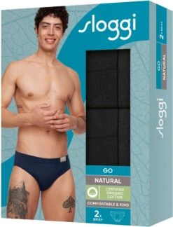 Sloggi Sloggi Men GO Natural Brief C2P Heren Onderbroek - Maat M -Merkloos Soldes 916x1200 4
