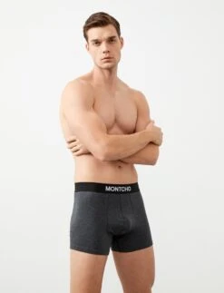 MONTCHO - Boxershort Heren - 8 Pack (4 Zwart - 2 Donkergrijs - 2 Navy) - Maat: XL -Merkloos Soldes 918x1200