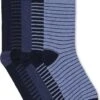 WE Fashion Heren Fijngebreide Gestreepte Sokken 5P - Maat 43-46