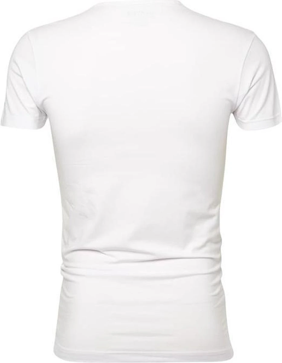 Slater 6500 - Stretch 2-pack T-shirt Ronde Hals Korte Mouw Wit L 95% Organisch Katoen 5% Elastan 8 Slater 6500 - Stretch 2-pack T-shirt Ronde Hals Korte Mouw Wit L 95% Organisch Katoen 5% Elastan – Image 6