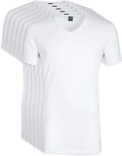 Suitable - V Hals Bamboe T-Shirt Heren 2-Pack - Modern-fit Maat L - Duurzaam -Merkloos Soldes 938x1200