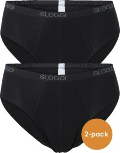 Sloggi Men Basic Heren Midi Slip - 2-pack - Zwart - Maat L -Merkloos Soldes 947x1200 1