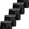 Björn Borg - Heren Onderbroeken 5-Pack Performance Boxers - Zwart - Maat XXL -Merkloos Soldes 950x1200