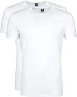 Suitable - T-shirt Wit O-hals Ota 2-Pack - Maat M - Modern-fit -Merkloos Soldes 952x1200 6