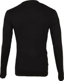 Garage 303 - Semi Bodyfit T-shirt Ronde Hals Lange Mouw Zwart L 100% Katoen 1x1 Rib -Merkloos Soldes 953x1200 4