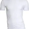 Garage 201 - Bodyfit T-shirt Ronde Hals Korte Mouw Wit XL 95% Katoen 5% Elastan -Merkloos Soldes 956x1200 6