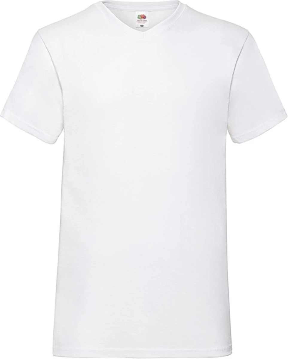 12 Pack Witte Shirts Fruit Of The Loom V Hals Maat XL 3 12 Pack Witte Shirts Fruit Of The Loom V Hals Maat XL