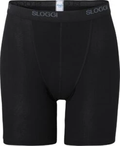 Sloggi Men Basic Heren Boxershort Lange Pijp - Zwart - Maat XXL