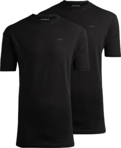McGregor Heren T-shirt Zwart | 2-pack| Basics Van 100% Katoen | Ronde Hals / O Hals | Maat XL | McGregor New York | Heren Basic T-shirt Maat XL