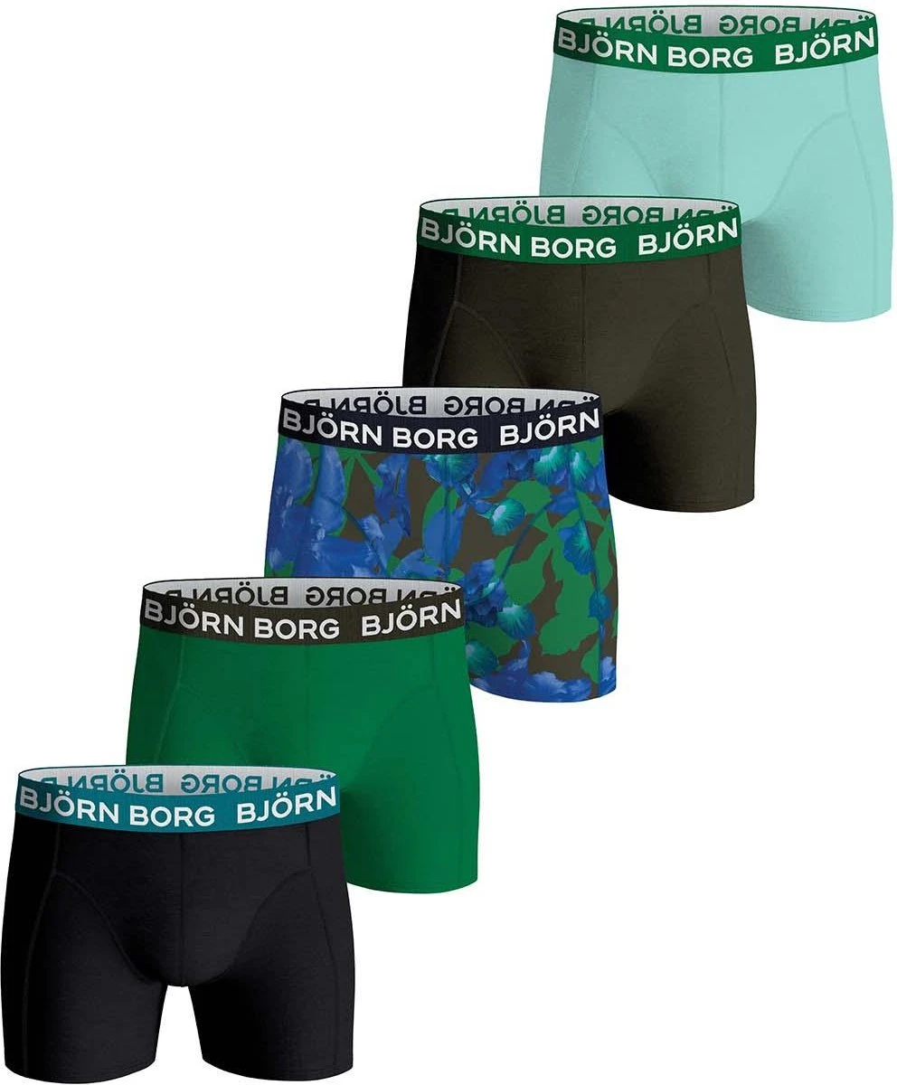 Björn Borg Cotton Stretch Boxers - Heren Boxers Normale Lengte (5-pack) - Multicolor - Maat: XL 14 Björn Borg Cotton Stretch Boxers - Heren Boxers Normale Lengte (5-pack) - Multicolor - Maat: XL – Image 12