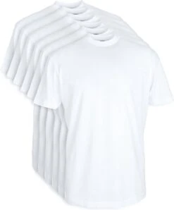 Suitable - T-Shirt Wit Hoge O-hals Obra 2-Pack - Maat L - Regular-fit -Merkloos Soldes 995x1200 2