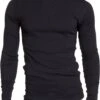 Garage 303 - Semi Bodyfit T-shirt Ronde Hals Lange Mouw Zwart L 100% Katoen 1x1 Rib -Merkloos Soldes 996x1200 2